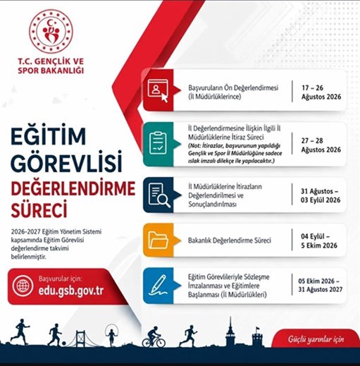 EĞİTİM GÖREVLİSİ İTİRAZ SÜRECİNE İLİŞKİN DUYURU