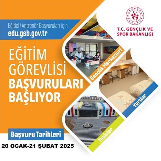 EĞİTİM GÖREVLİSİ BAŞVURULARI BAŞLADI (2025)